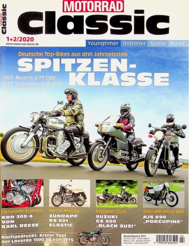 Deckblatt Motorrad Classic (01/2020)